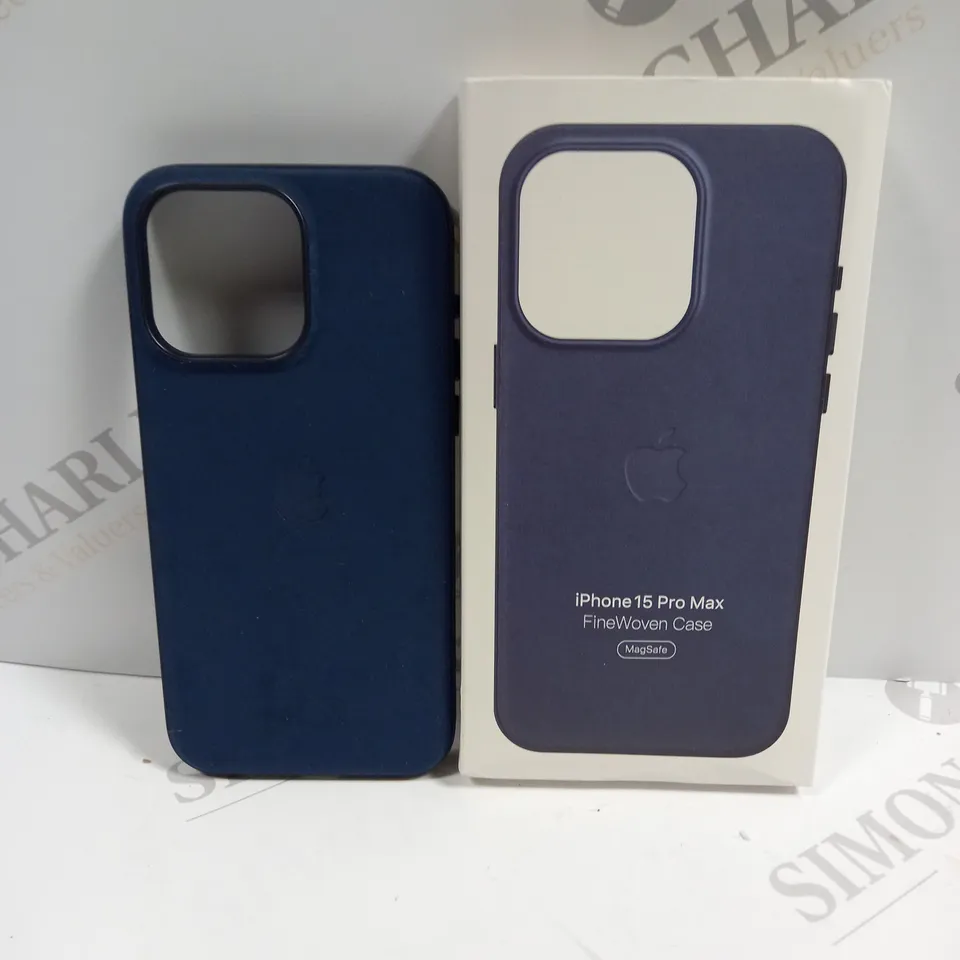 BOXED APPLE IPHONE 15 PRO MAX FINE WOVEN MAGSAFE PROTECTIVE CASE 