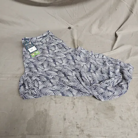 WHITE STUFF LISETTE CRINKLE CULOTTES IN NAVY MIX SIZE 12P