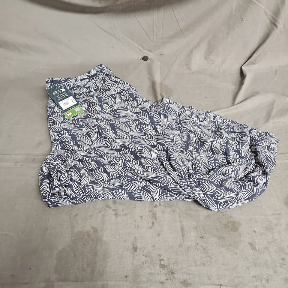 WHITE STUFF LISETTE CRINKLE CULOTTES IN NAVY MIX SIZE 12P