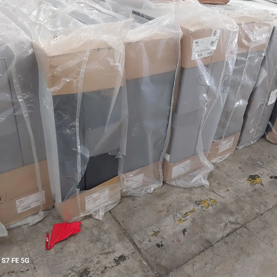 EIGHT ASSORTED BAGGED DIVAN BASE SECTIONS 