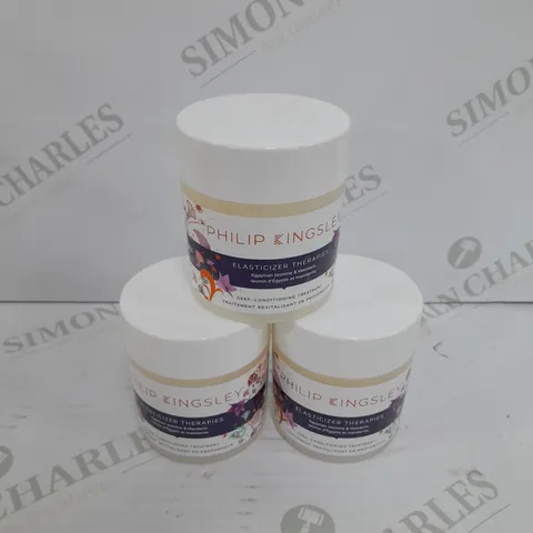 3X PHILIP KINGSLEY ELASTICIZER THERAPIES 150ML