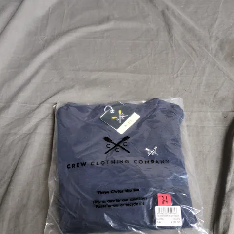 CREW CLOTHING COMPANY KIDS' OVERHEAD HOODIE, NAVY, UK 3-4 (X-OARS OVERHEAD HOODIE)