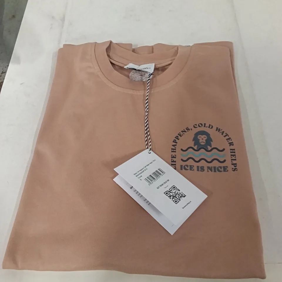 BOX OF BRASS MONKEY T-SHIRTS - CORAL SIZE S APPROXIMATELY 12