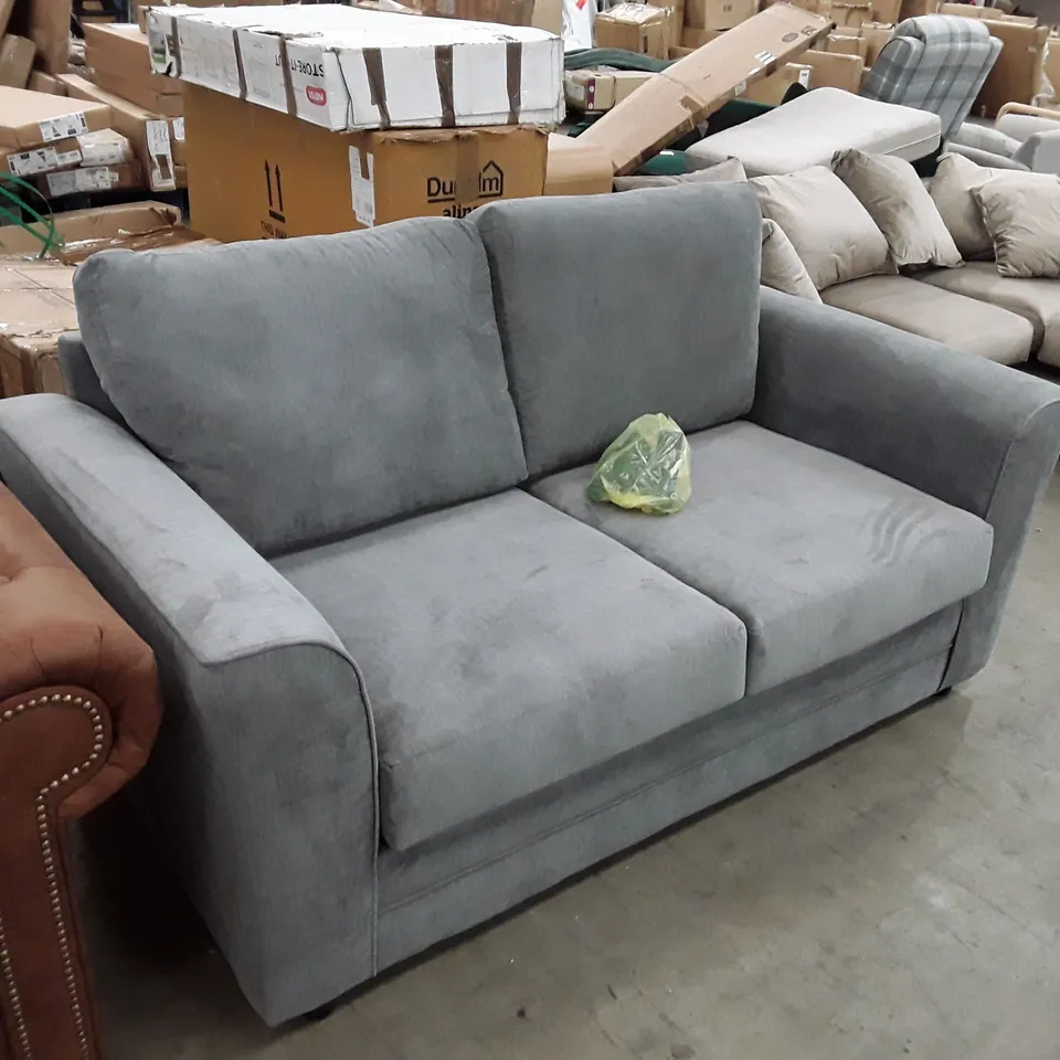 BELVIDERE 2 SEATER FABRIC UPHOLSTERED SOFA BED