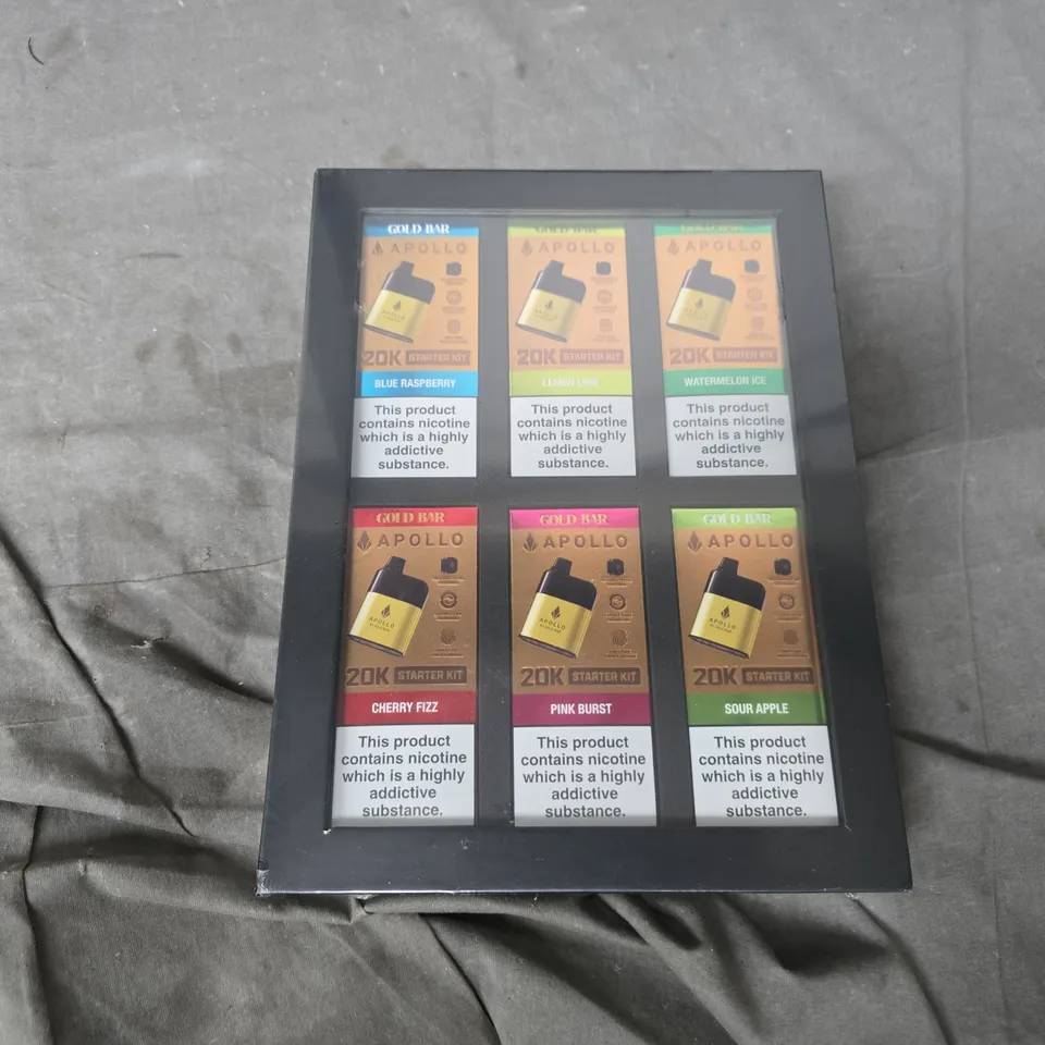SEALED APOLLO BY GOLD BAR STARTER KIT 6 PACK