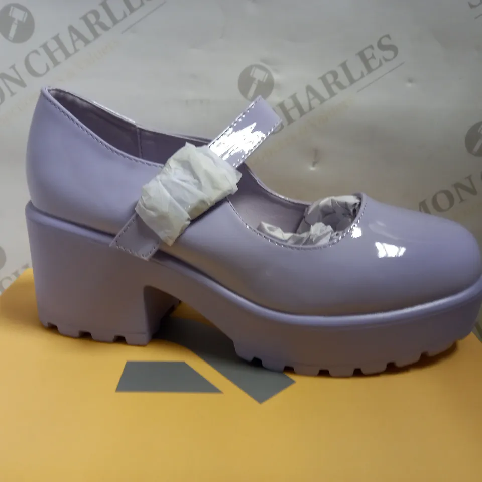 KOI VEGAN TIRE MARY JANES (LILAC NECTAR EDITION) - SIZE 6