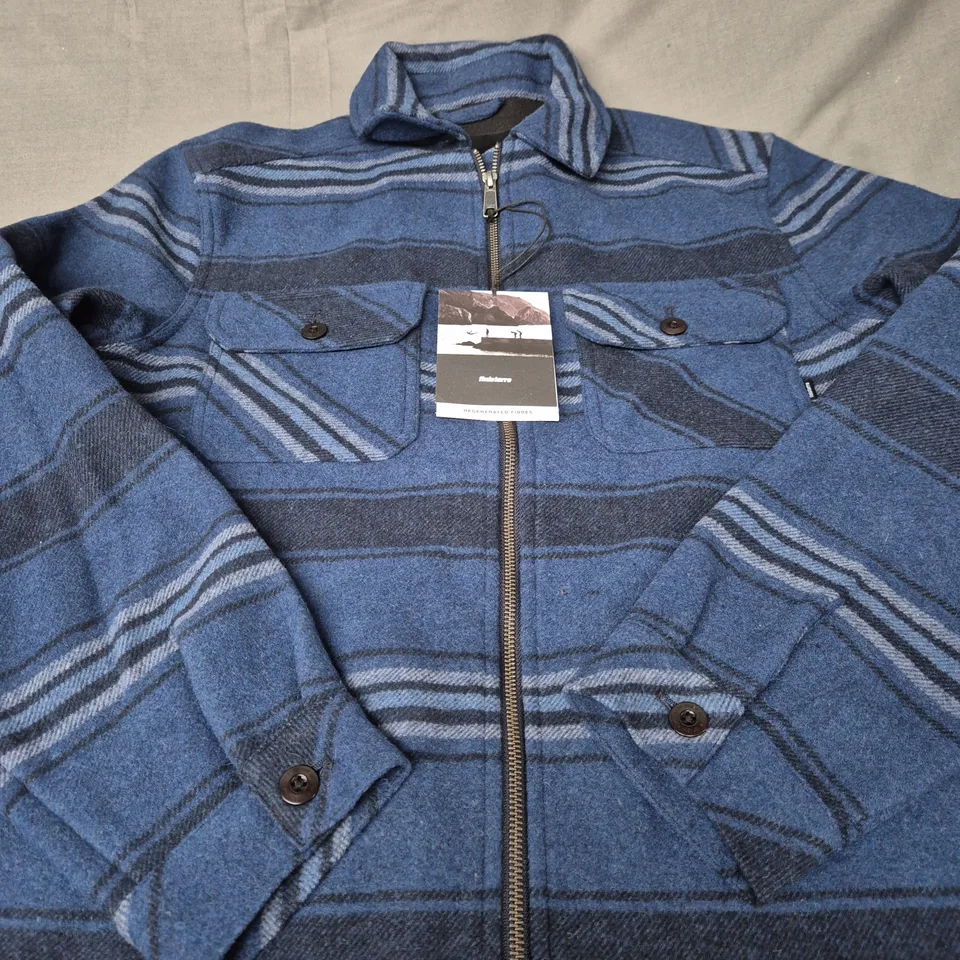 FINISTERRE GARRICK ZIP OVERSHIRT - LARGE