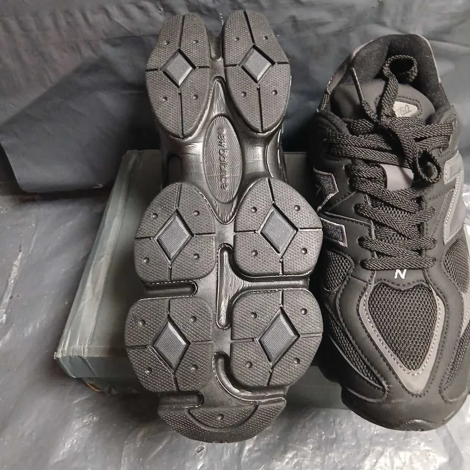 NEW BALANCE 9060 LIFESTYLE SNEAKERS – MEN'S, BLACK/GREY, UK 9