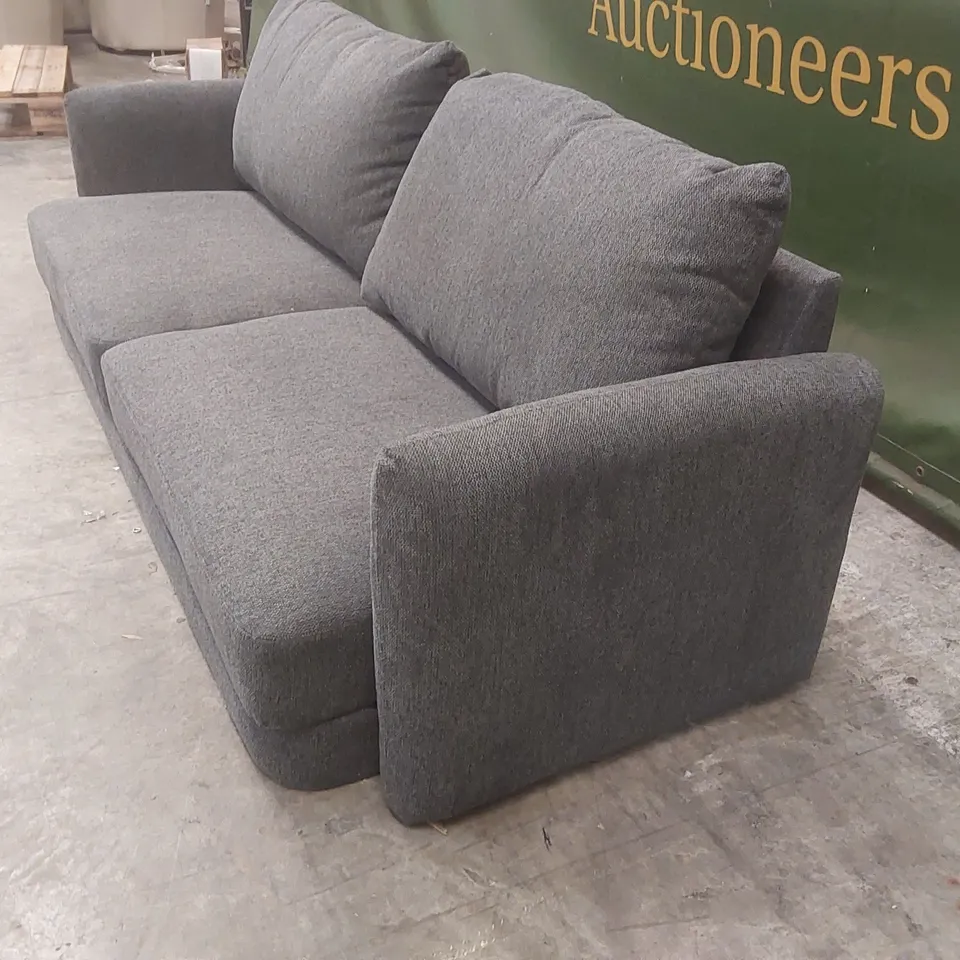 QUALITY DESIGNER FABRIC UPHOLSTERED 4 SEATER SOFA