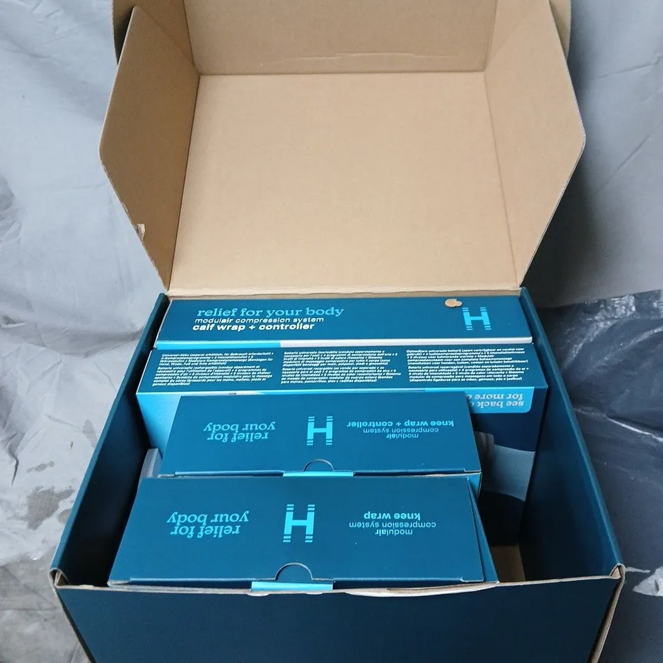 HOMEDICS COMPLETE CALF AND KNEE STARTER KIT MODULAIR COMPRESSION SYSTEM BOXED