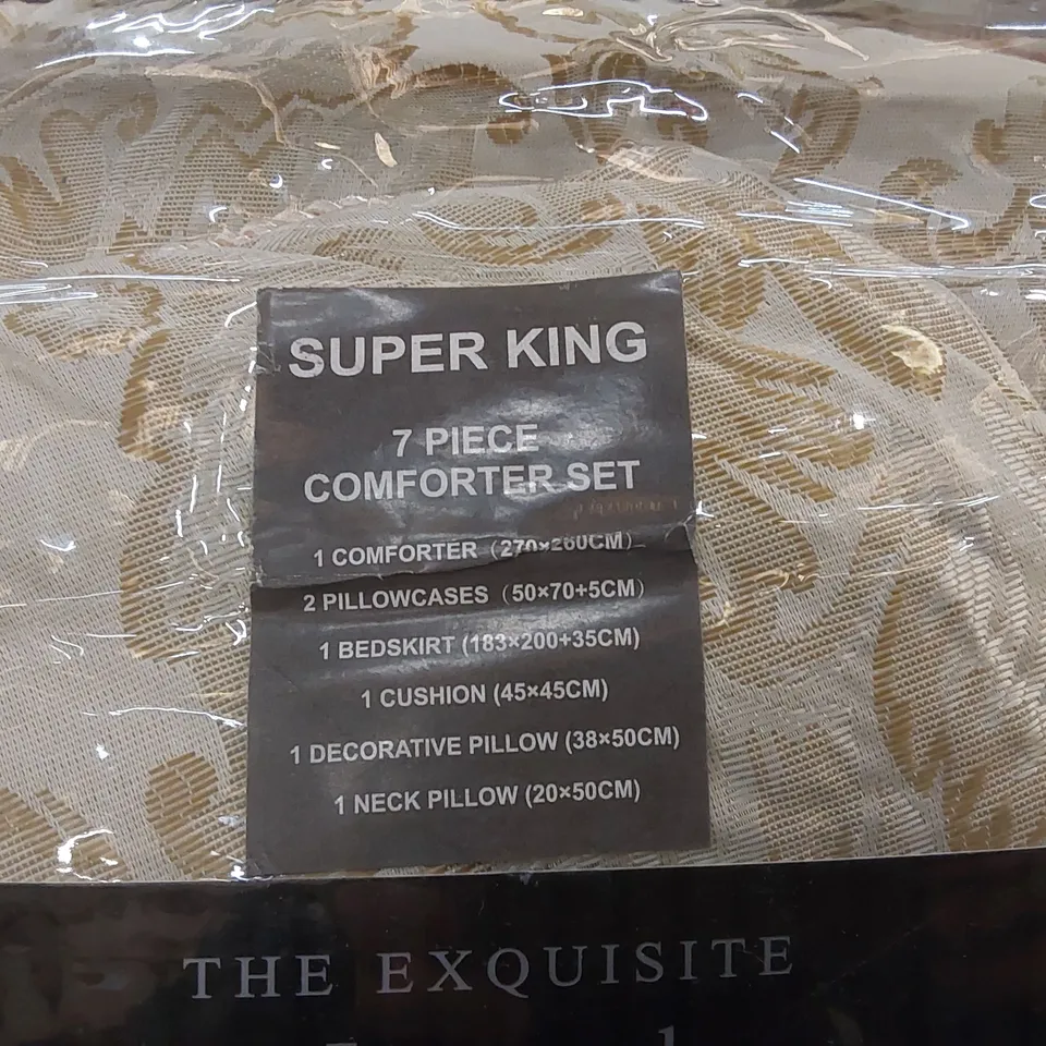 BAGGED BOATRIGHT BEDSPREAD SET - SUPER KING (1 ITEM)