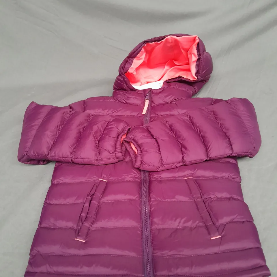 MOUNTAIN WAREHOUSE SEASON 2 KIDS PADDED JACKET IN BERRY SIZE 5-6YRS