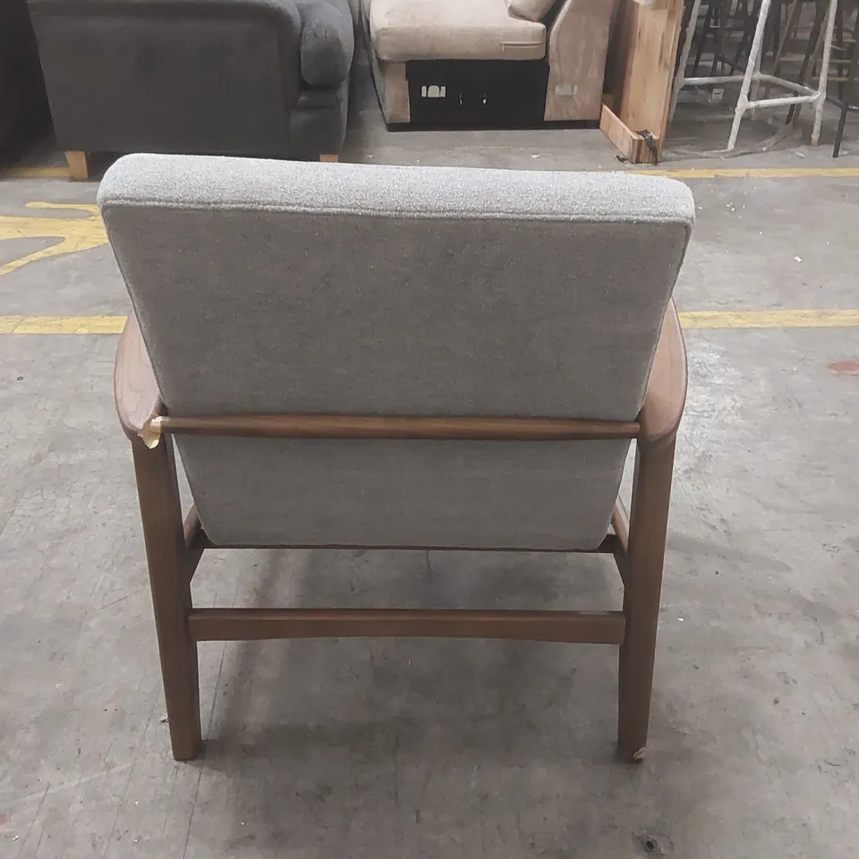 DESIGNER SOLID WOOD FRAME ARMCHAIR