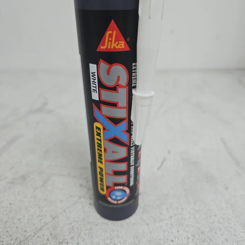 APPROXIMATELY 12 ASSORTED HOUSEHOLD ITEMS INCLUDING SIKA STIXALL SEALANT AND PREMIUM CARRYING CASE CLIP