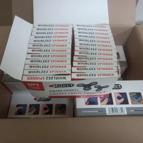 BOX OF APROX 100 OBJECT FIDGET SPINNERS