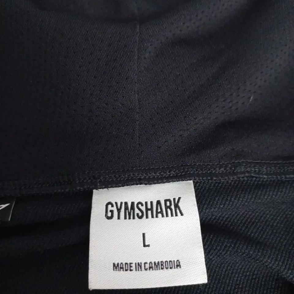 GYMSHARK BLACK JACKET – SIZE L