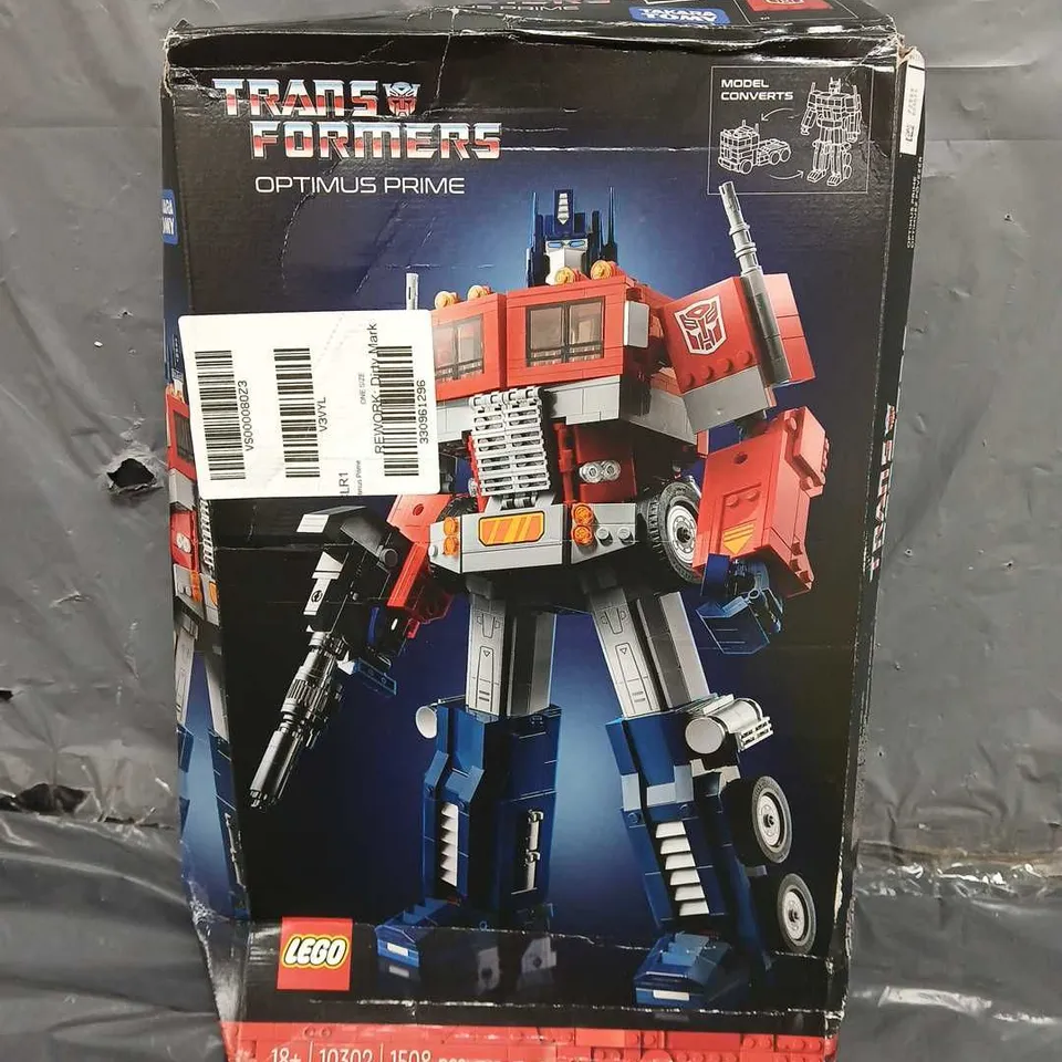 BOXED LEGO TRANSFORMERS OPTIMUS PRIME 10302 RRP £149