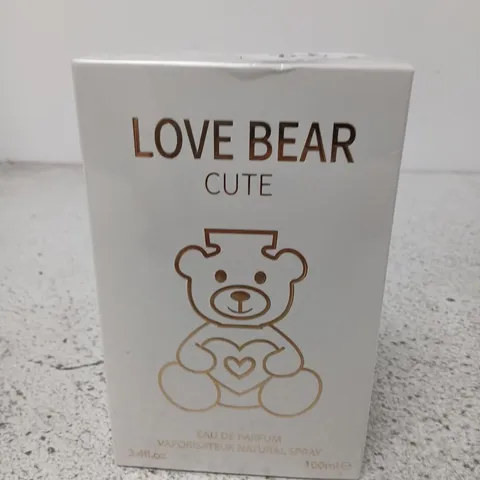 BOXED AND SEALED LOVE BEAR CUTE EAU DE PARFUM 100ML