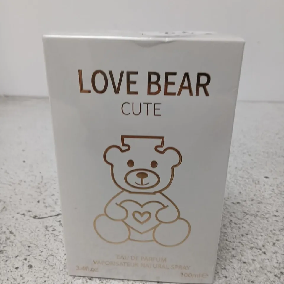 BOXED AND SEALED LOVE BEAR CUTE EAU DE PARFUM 100ML