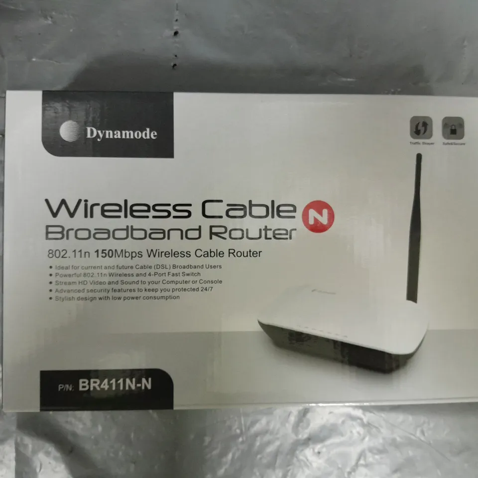 BOXED DYNAMODE WIRELESS CABLE BROADBAND ROUTER 