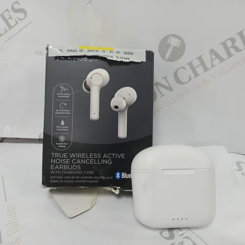 BOXED ASDA TECH NOISE CANCELLING WIRELESS EARBUDS - WHITE