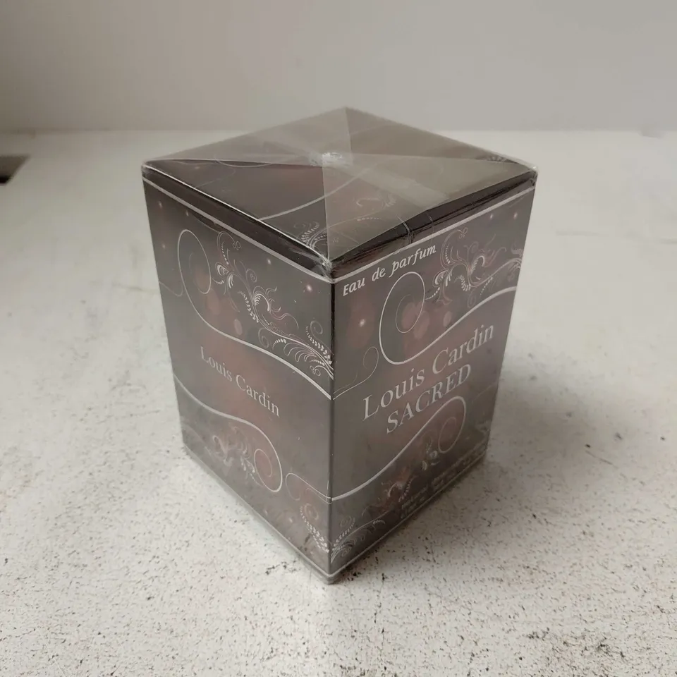 BOXED AND SEALED LOUIS CARDIN SACRED EAU DE PARFUM 100ML