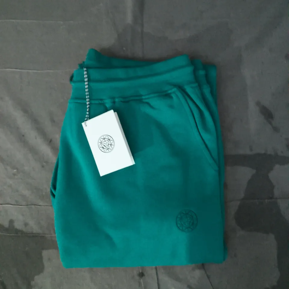 BOX OF APPROXIMATELY 12 BRASS MONKEY UNISEX JOGGERS IN GREEN SIZE LARGE