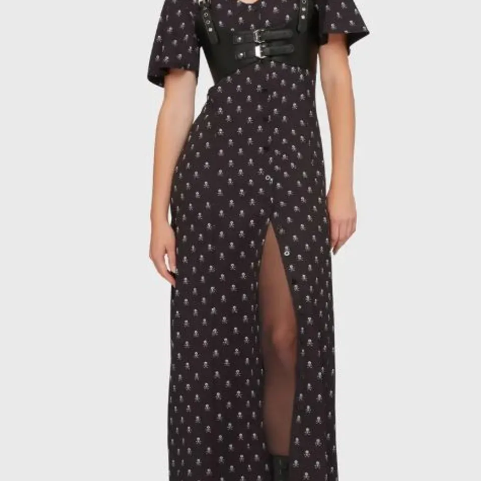 FIVE BRAND NEW KILLSTAR BONEYARD CLUB SHORT SLEEVE MAXI DRESS