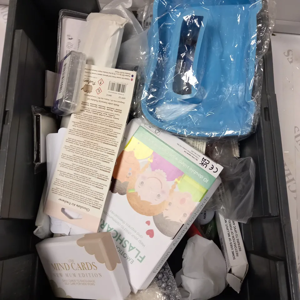 LOT OF APPROX 20 HOUSEHOLD ITEMS TO INCLUDE VIRGIN TV REMOTE, SKY TV REMOTE AND A 3 WAY ADAPTOR