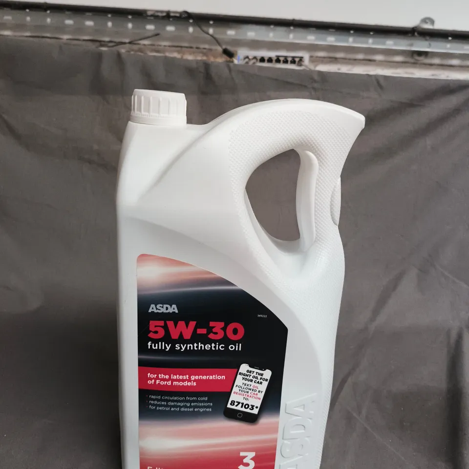 ASDA 5W-30 Fully Synthetic Motor Oil – 5 L