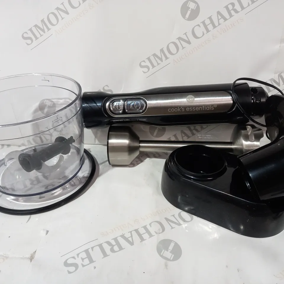 COOK'S ESSENTIALS CORDLESS STICK BLENDER 