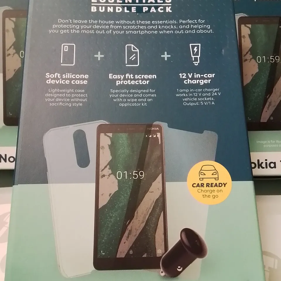 BOX CONTAINING LARGE AMOUNT (APPROXIMATELY 40) NOKIA 1 PLUS ESSENTIAL BUNDLE PACKS