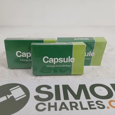 3 X WATER2 FILTERED SHOWERHEAD CAPSULE