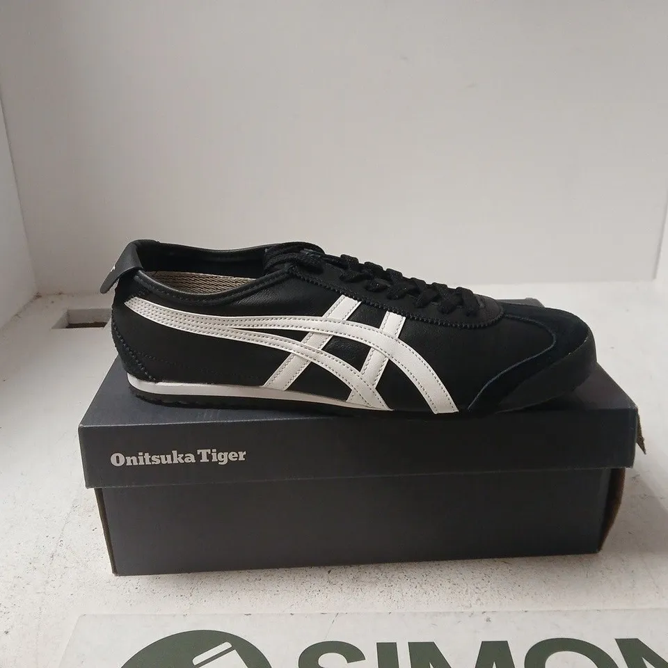 ONITSUKA TIGER MEXICO 66 BLACK WHITE UK 10