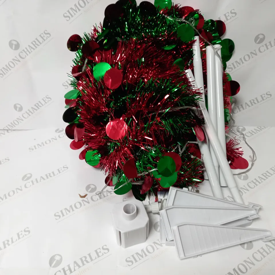 BOXED HOME REFLECTIONS POP UP 5FT TINSEL TREE