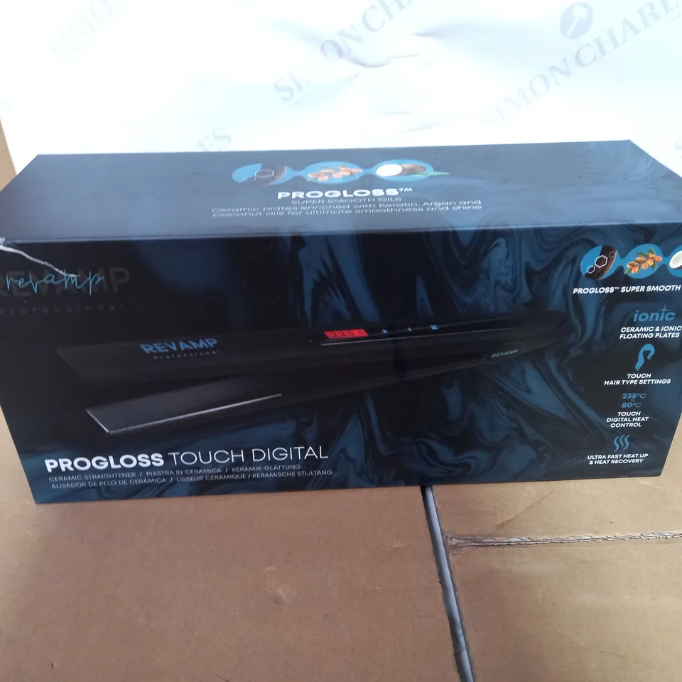 PROGLOSS TOUCH DIGITAL, CERAMIC STRAIGHTENER