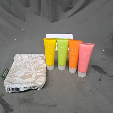 TROPIC MINI BODY WASH COLLECTION WITH DRAWSTRING BAG