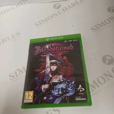 XBOX ONE BLOODSTAINES RITUAL OF THE NIGHT