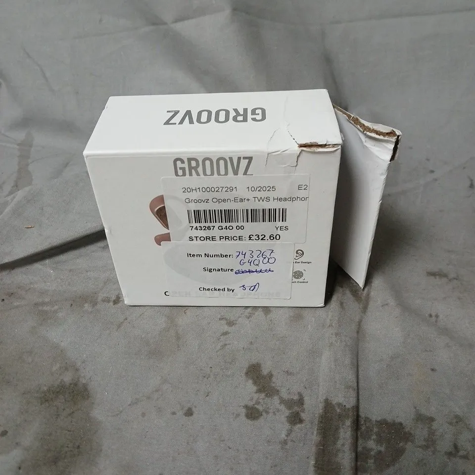 GROOVZ OPEN EAR + TWS HEADPHONES