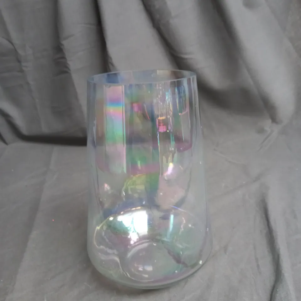 LUXENOA IRIDESCENT VASE - SMALL