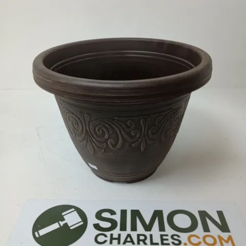 YOU GARDEN ROUND LAUREL PLANTER - BRUSHED BUTTERSCOTCH