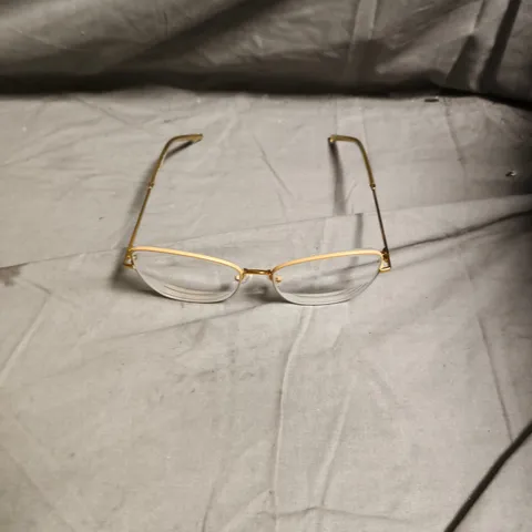 SCOUT EYEGLASSES WITH GOLD-TONE FRAME – INCLUDES SCOUT CASE 