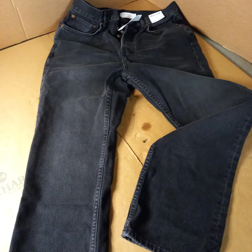 TOPSHOP DAD JEANS - BLACK SIZE W32 L30