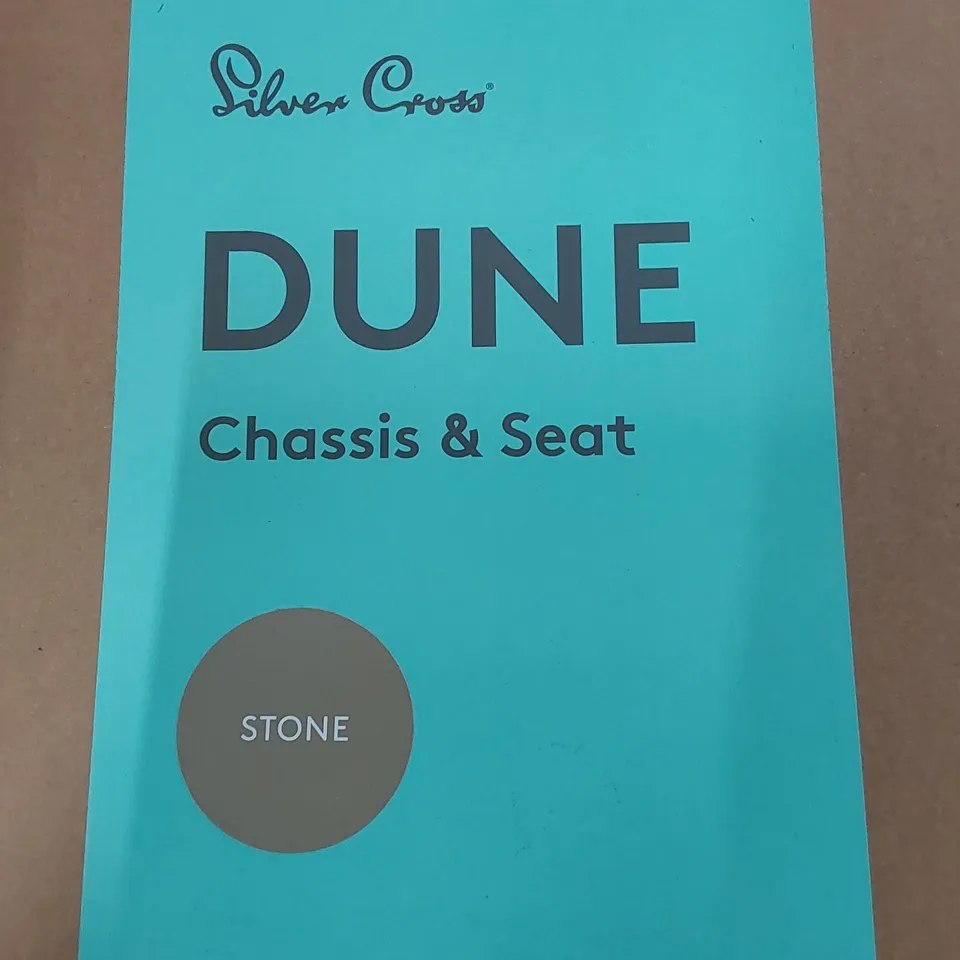 BOXED SILVER CROSS DUNE CHASSIS & SEAT - STONE 