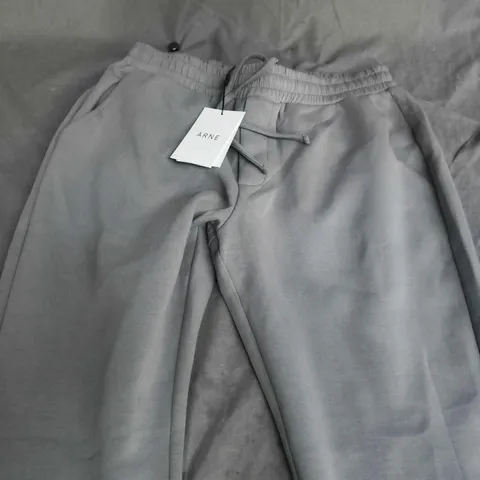 ARNE INTERLOCK JERSEY ESSENTIAL JOGGER – GREY, SIZE L LONG