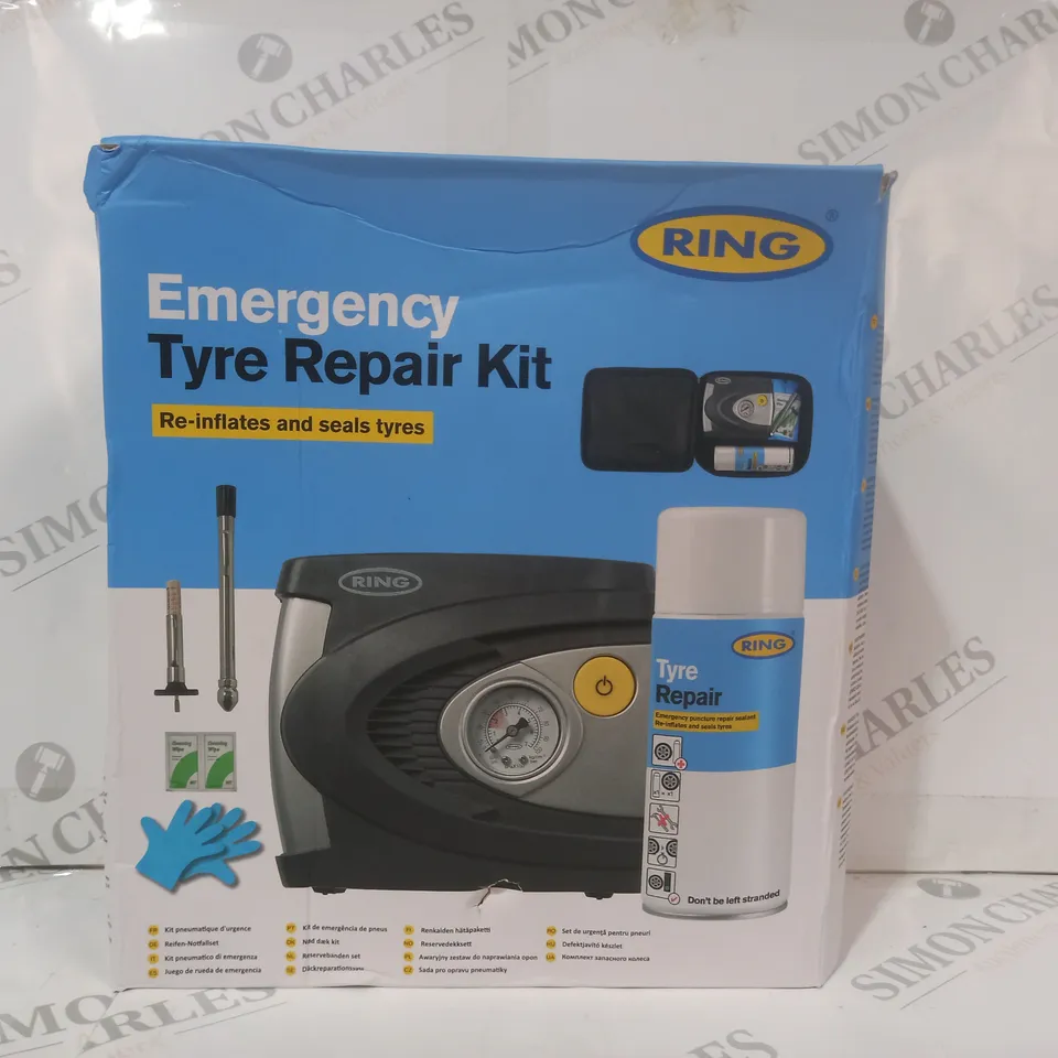 BOXED RING EMERGENCY TYRE REPAIR KIT
