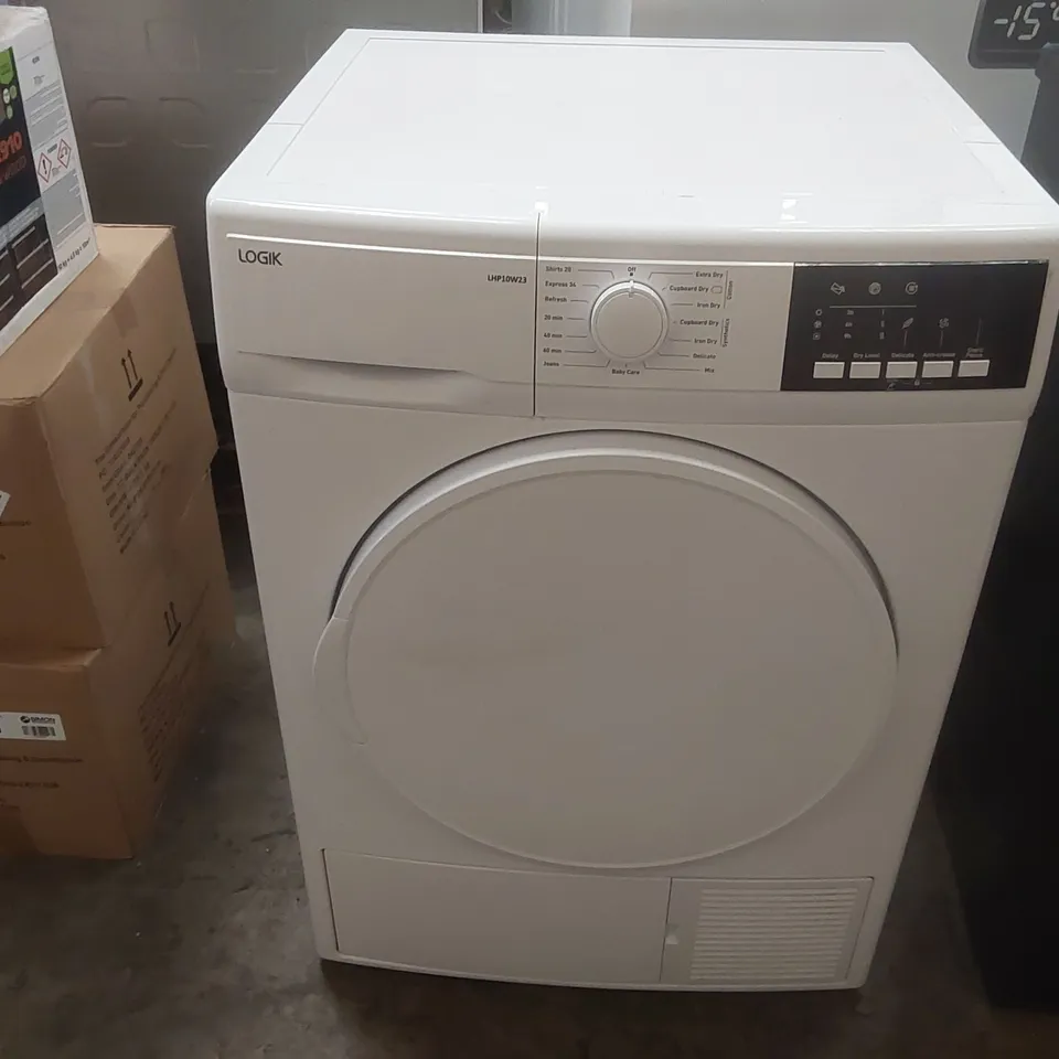 LOGIK LHP10W23 10 KG HEAT PUMP TUMBLE DRYER - WHITE