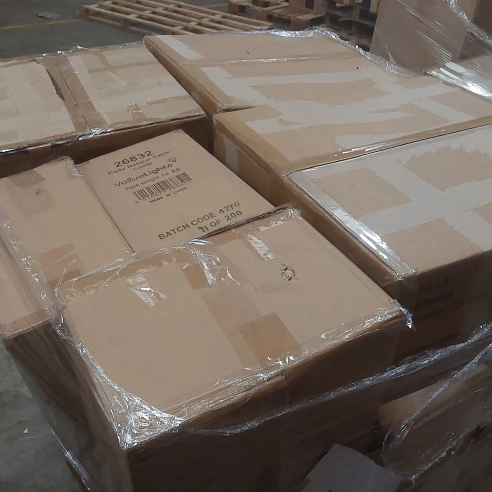 PALLET CONTAINING A VERY LARGE QUANTITY OF ASSORTED LIGHTING ITEMS