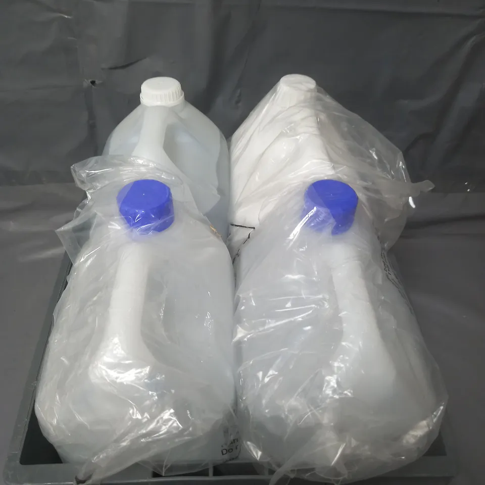 TOTE OF APPROX 4 RODUCTS TO INCLUDE , PURIFIED WATER ,DISTILLED , SNOW FOAM , ETC 