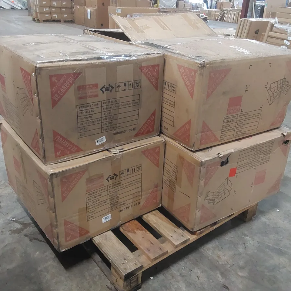 PALLET CONTAINING INCOMPLETE BOXED SOFA PARTS